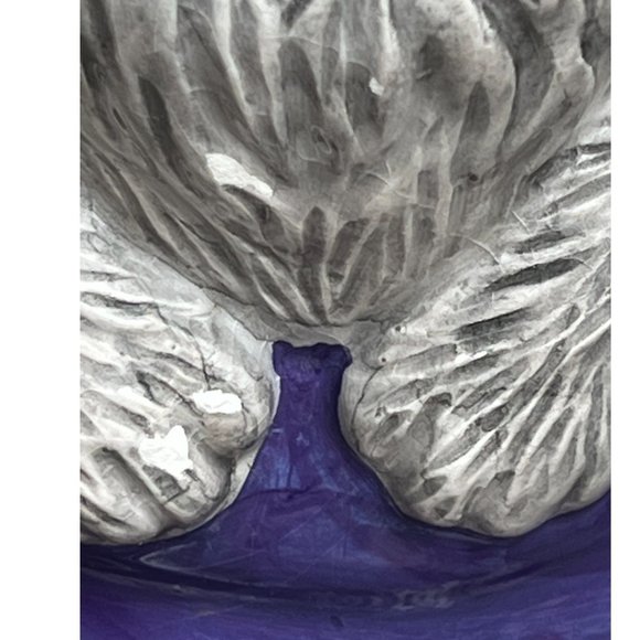 Vtg Gray Easter Bunny TEAPOT Ceramic Rabbit Seymour Mann Thailand Pitcher Sweet - Picture 9 of 14